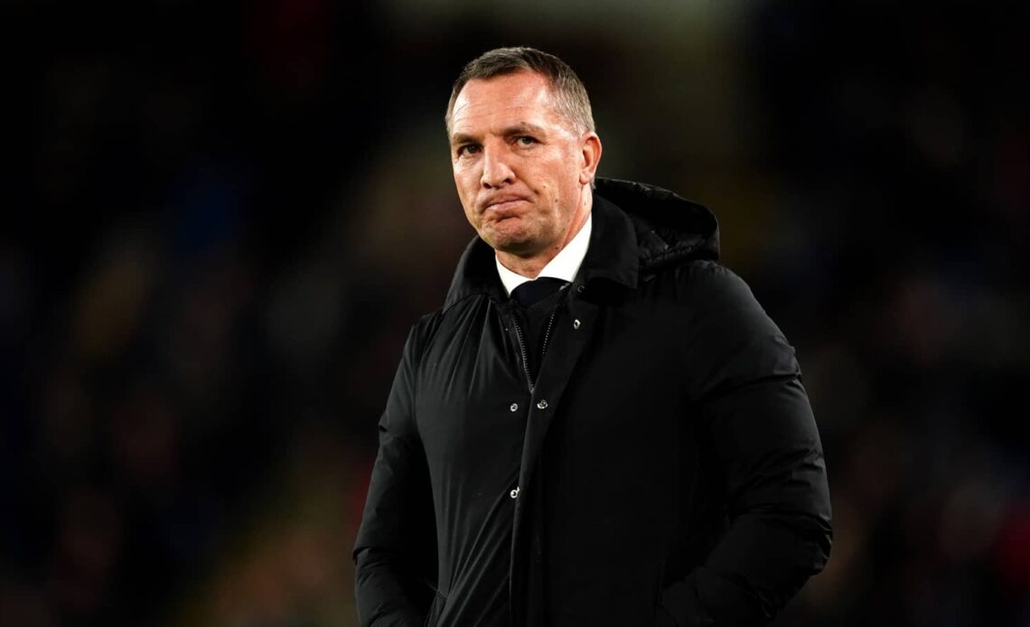 Brendan Rodgers confirms Leicester man out for rest of season; praises under-fire Man Utd player
