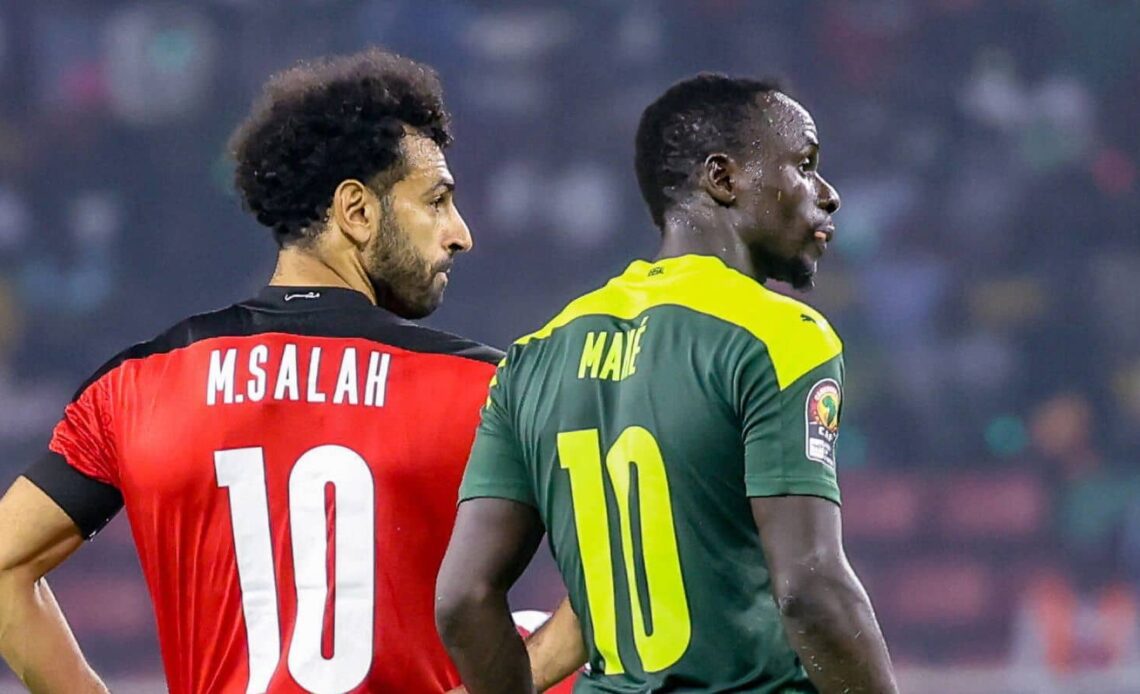 Mo Salah, Sadio Mane Egypt v Senegal