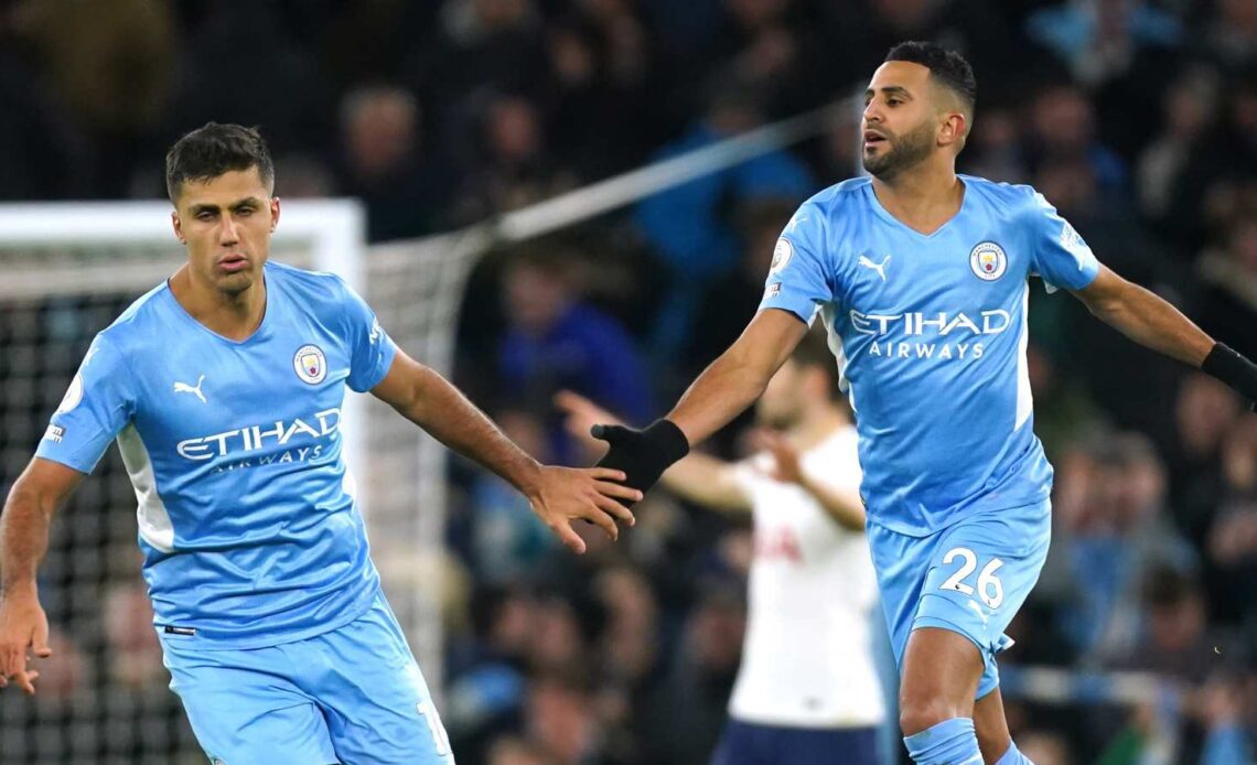 Rodri and Riyad Mahrez