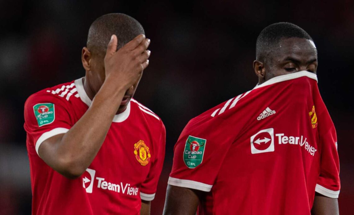 Anthony Martial and Eric Bailly react to Manchester United losing