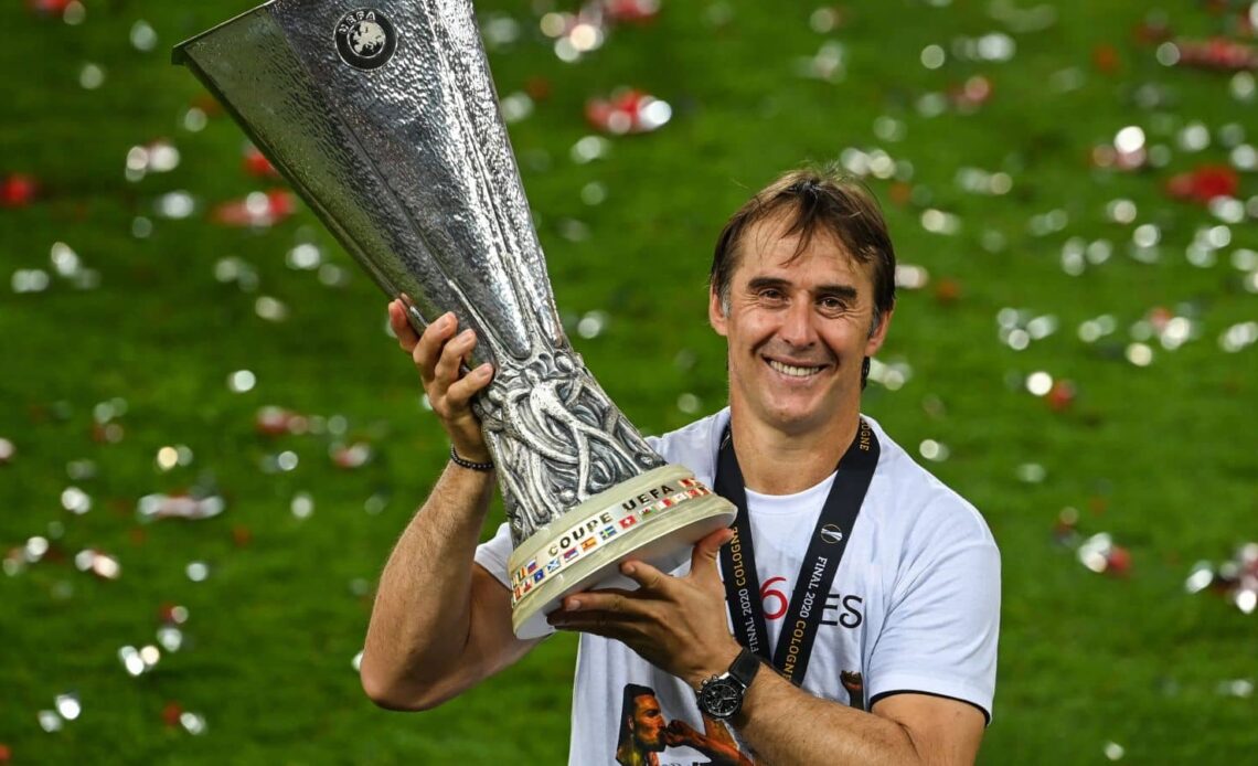 Next Man Utd manager; Julen Lopetegui, Europa League winner 2020 after Sevilla beat Inter Milan in final