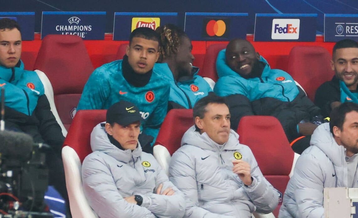 Romelu Lukaku, Trevoh Chalobah, Hakim Ziyech Lille v Chelsea March 2022