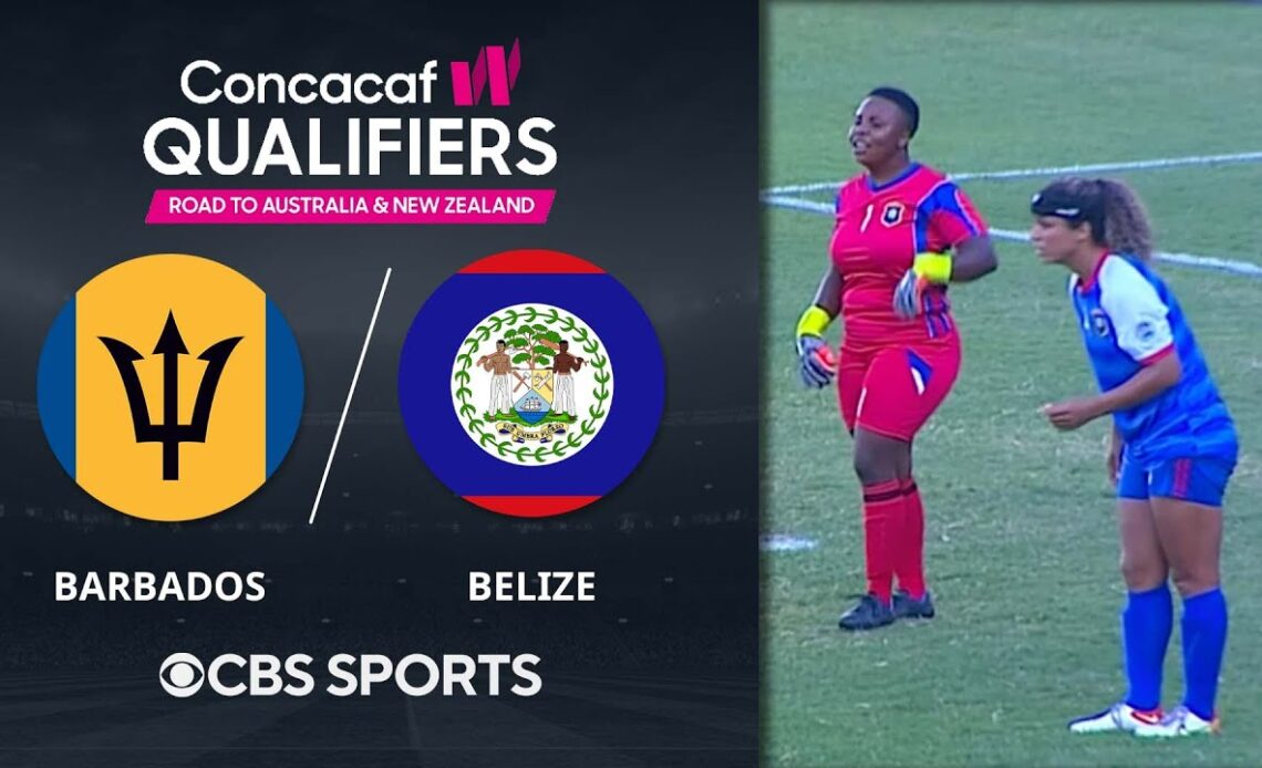 Barbados vs. Belize: Extended Highlights | CONCACAF W Qualifiers | CBS Sports