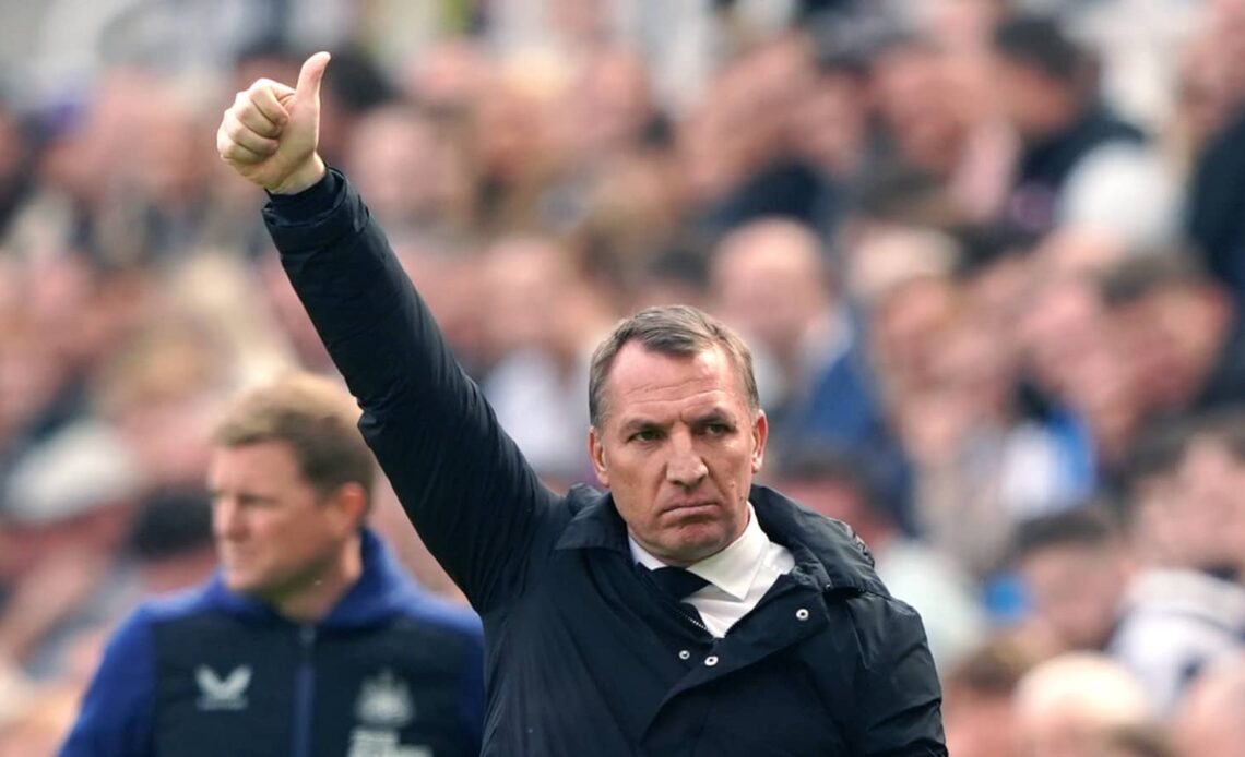 Leicester City boss Brendan Rodgers