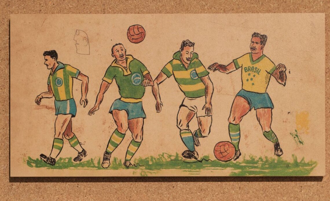 Could Pele's Brazil have won World Cup in kit with stripes, hoops or even a sash? New exhibition tells story of football through design