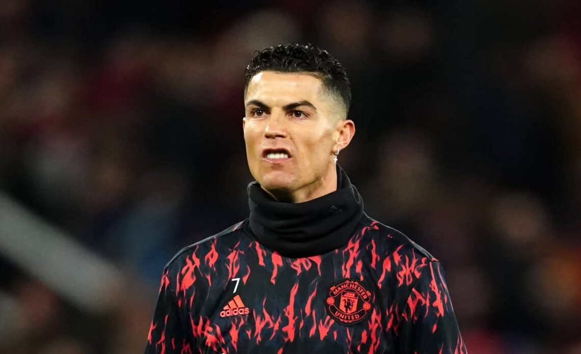 Cristiano Ronaldo, Manchester United, April 2022.