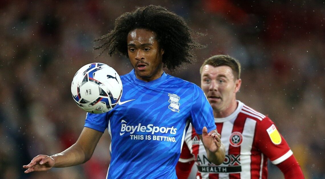 Tahith Chong in action for Birmingham