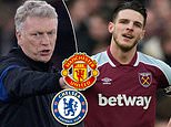 David Moyes insists it will take OVER £150MILLION for Chelsea and Man United to sign Declan Rice