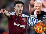 Declan Rice 'turns down THIRD contract offer' and is 'open' to a move from West Ham