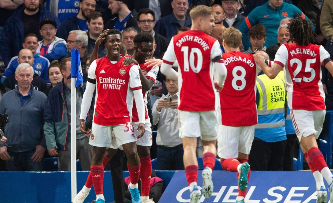 Eddie Nketiah nets brace as Gunners boost top-four hopes