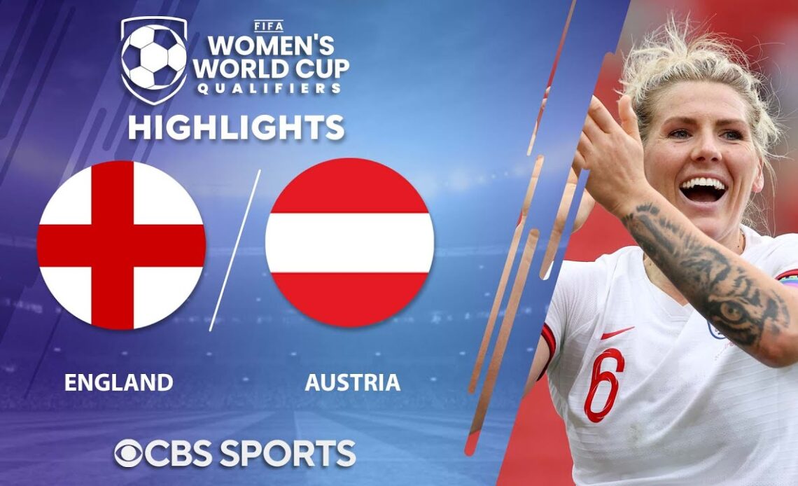England vs. Austria: Extended Highlights | FIFA Women's WCQ | CBS Sports Attacking Third