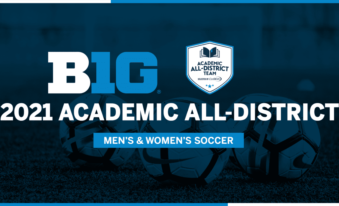 Fifteen Big Ten Soccer Student-Athletes Named Academic All-District