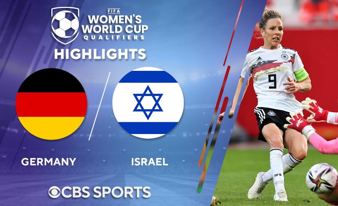 Germany vs. Israel: Extended Highlights | FIFA Women's WCQ I CBS Sports Attacking Third