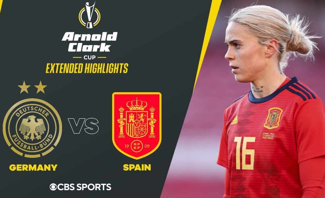 Germany vs. Spain: Extended Highlights | Arnold Clark Cup |CBS Sports Attacking Third
