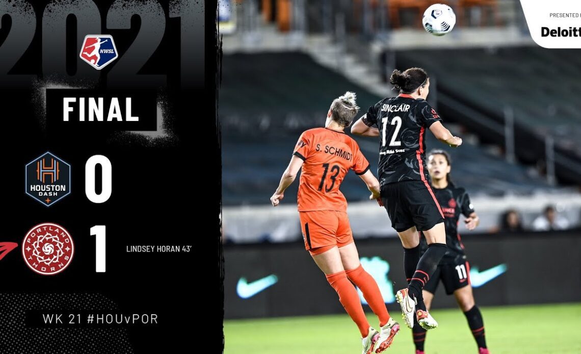 Houston Dash vs. Portland Thorns FC | October 17, 2021