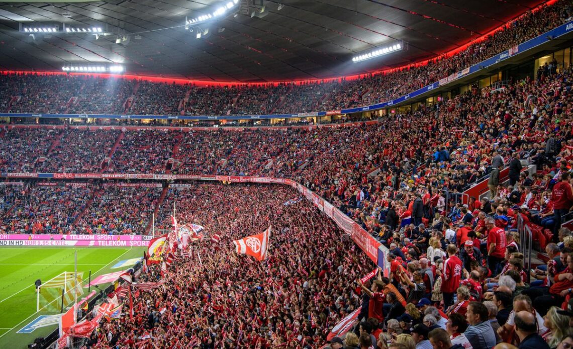 Incredible atmosphere at the Allianz Arena