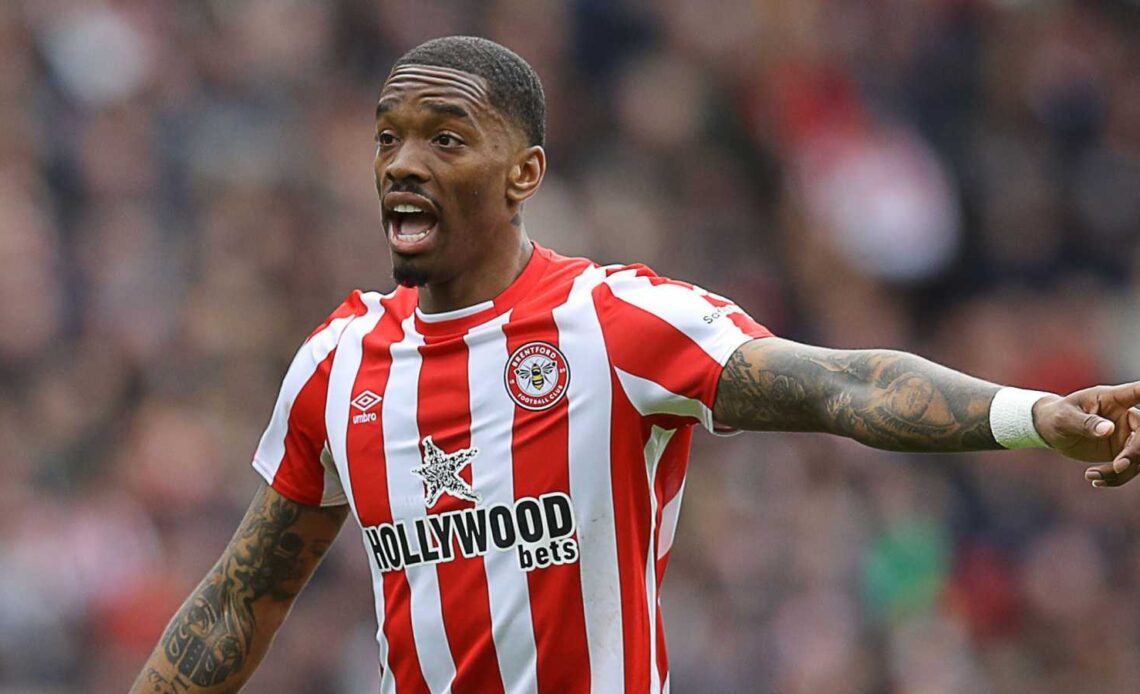 Ivan Toney playing for Brentford