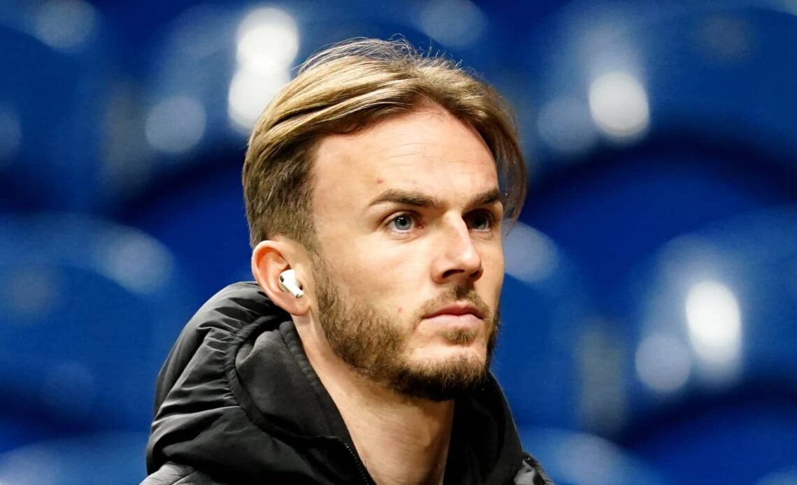 James Maddison, Leicester City, March 2022.