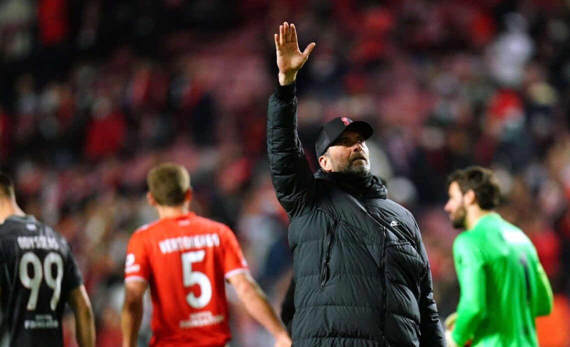 Jurgen Klopp, Benfica v Liverpool April 2022