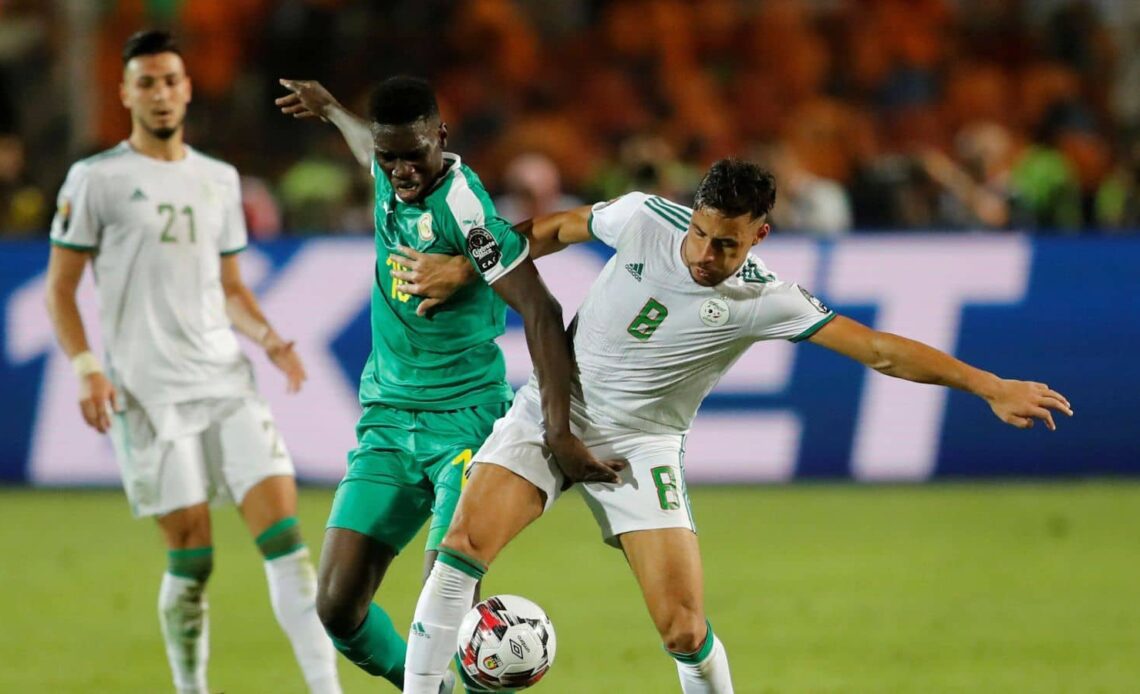 Ismaila Sarr, Youcef Belaili Senegal v Algeria July 2019