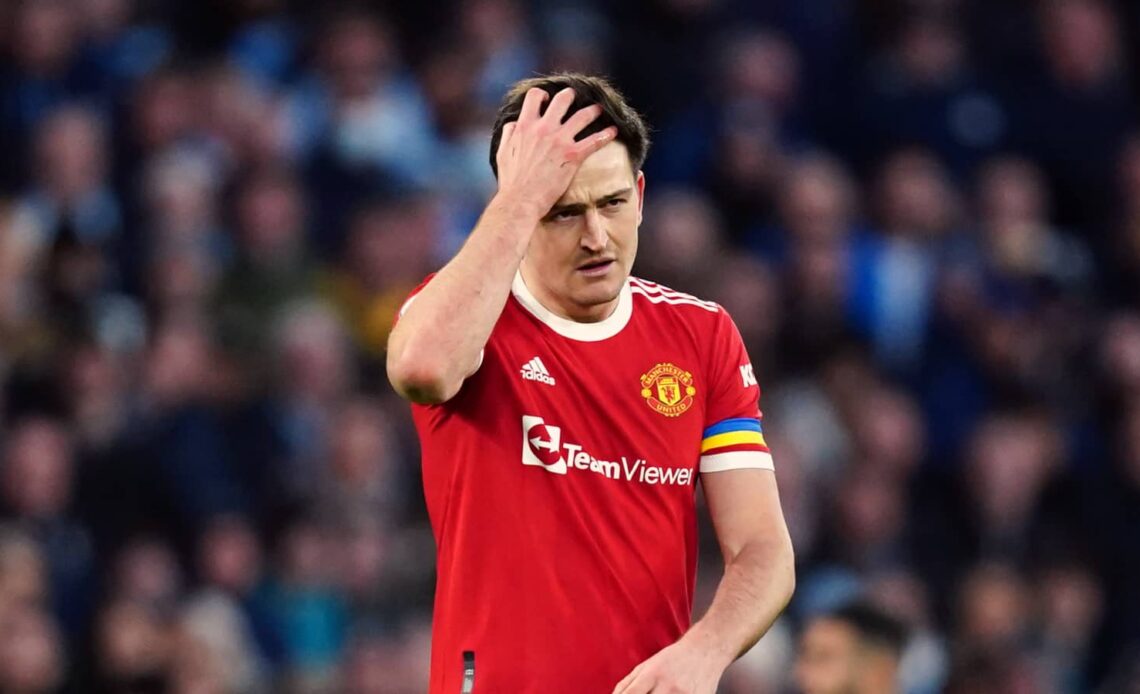Harry Maguire, Manchester United, March 2022.