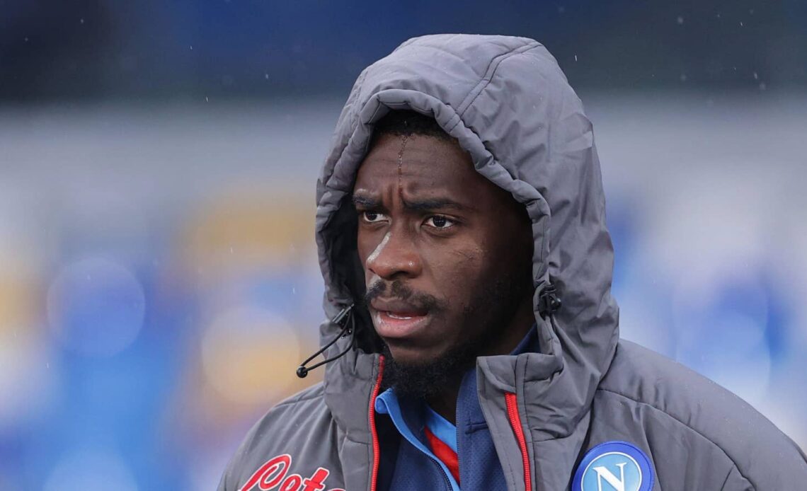 Man Utd loanee Axel Tuanzebe at Napoli