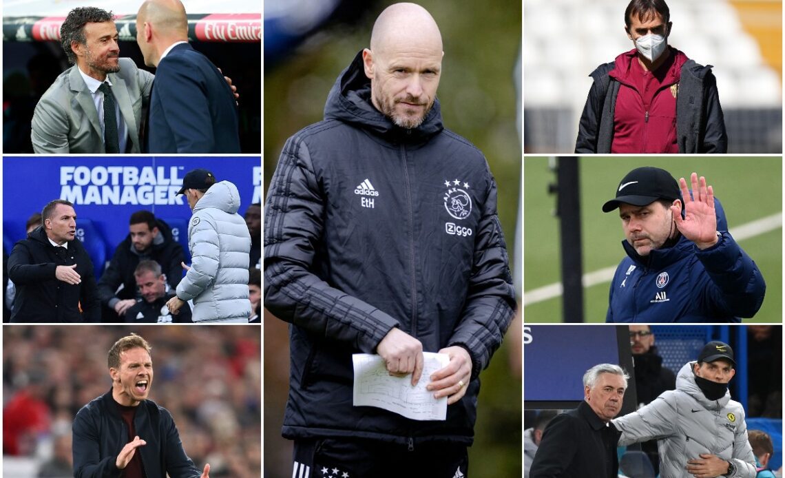Manchester United had eight managers on their list of targets before choosing Erik ten Hag