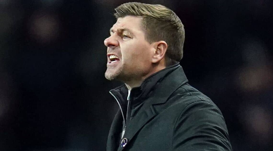 Steven Gerrard managing Aston Villa