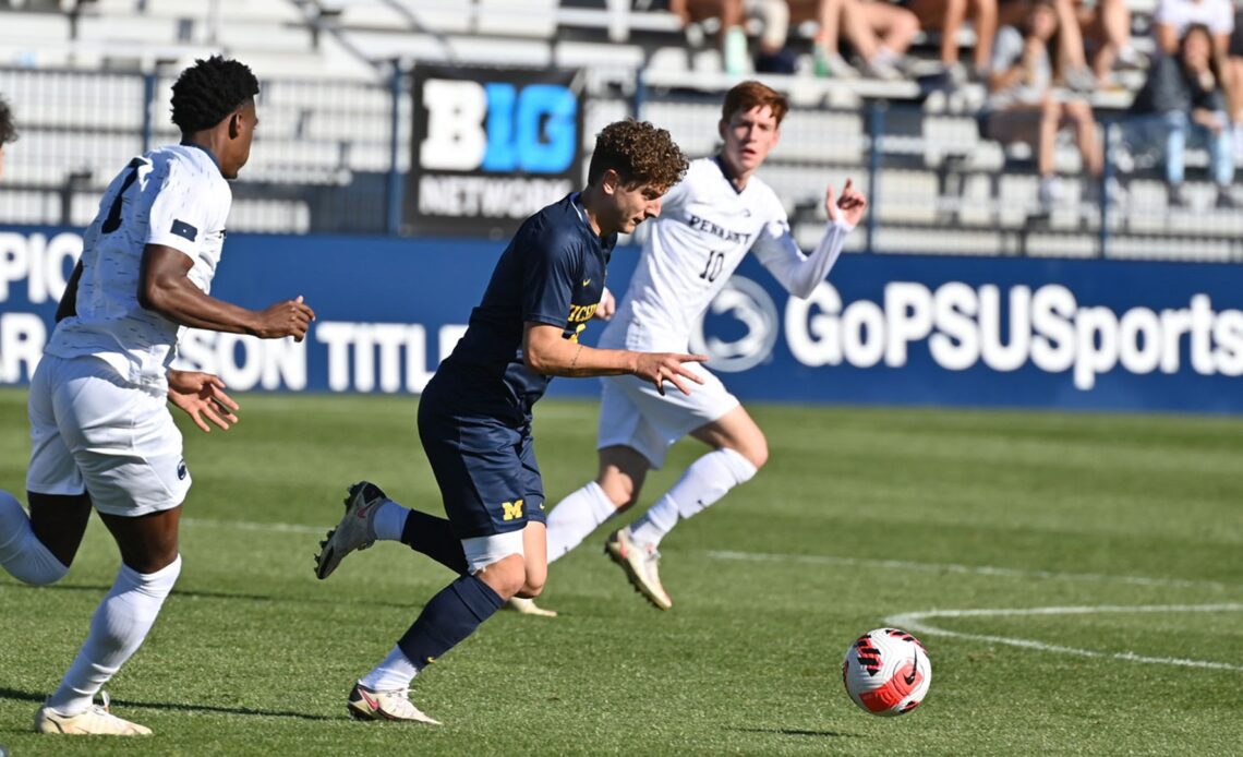 Michigan Falls to No. 1-Seeded Penn State in Big Ten Tournament Semifinals