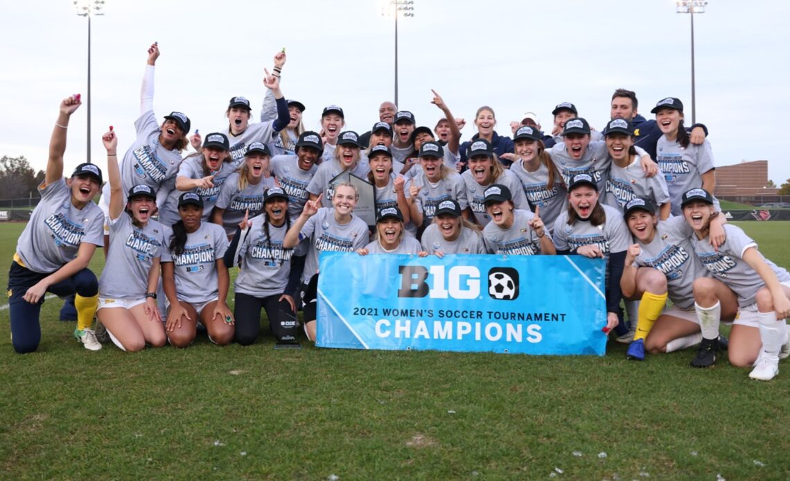 Michigan Wins Big Ten Women’s Soccer Tournament Championship