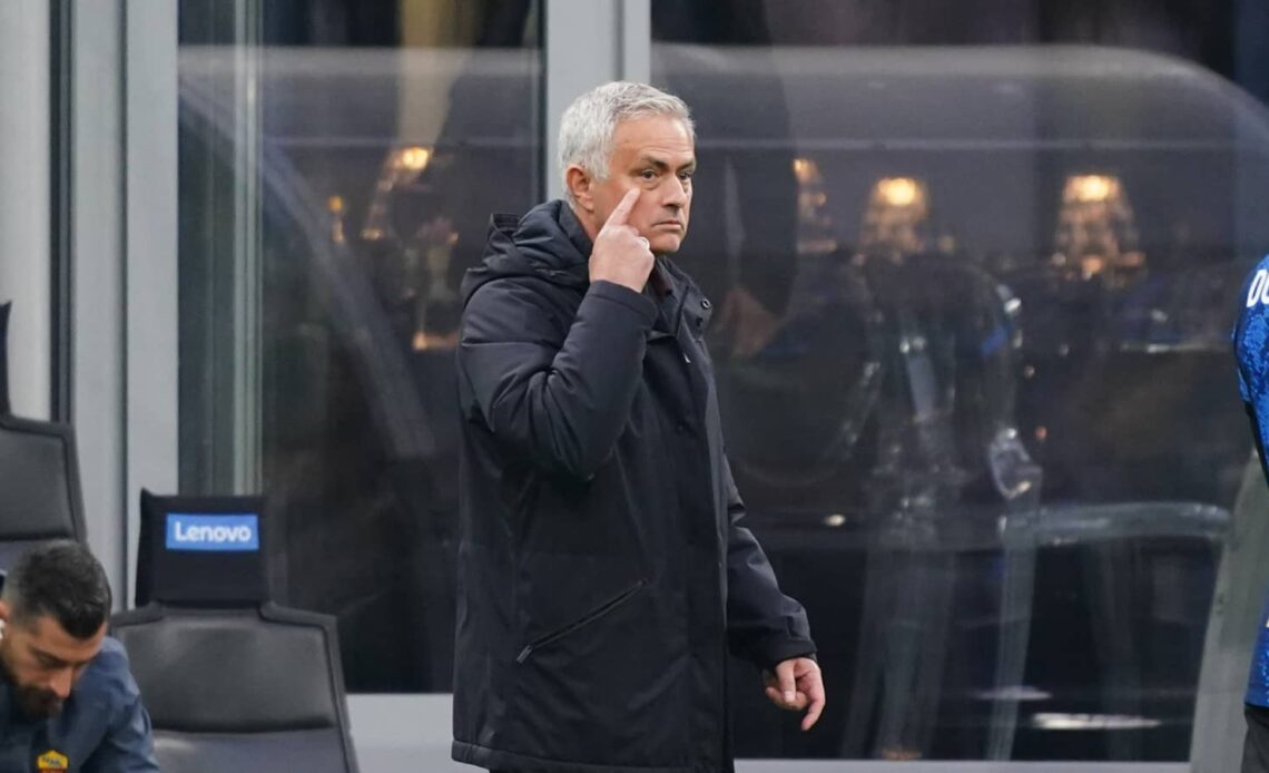 Jose Mourinho, Roma, April 2022.