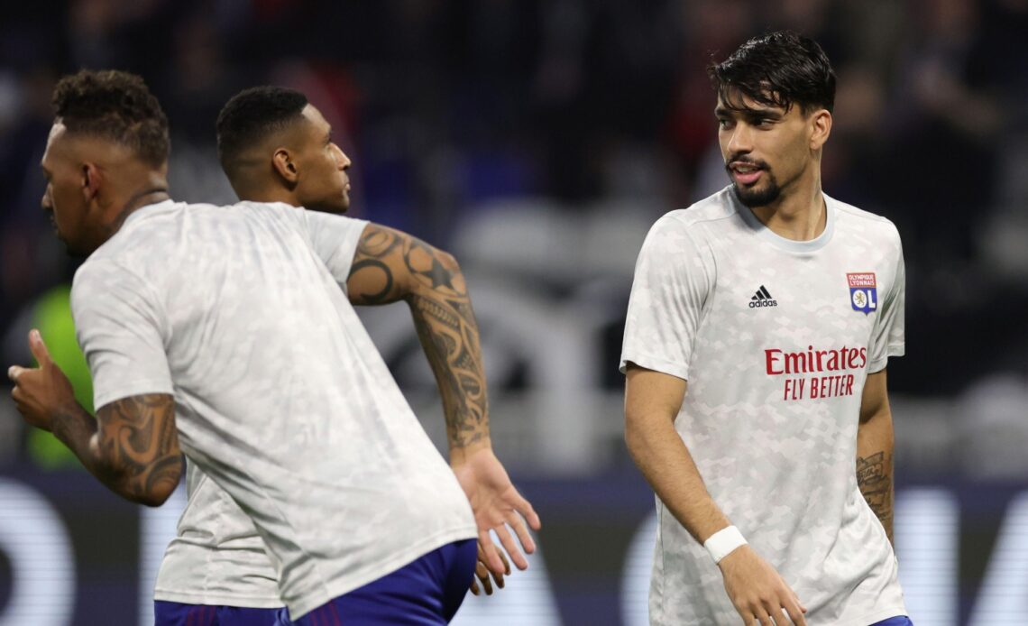 Reported Newcastle target Lucas Paqueta during a warm-up