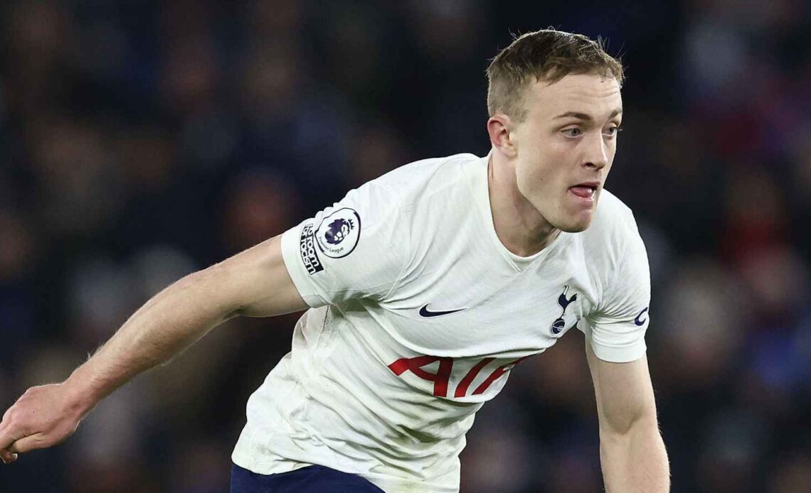 Oliver Skipp on the ball for Tottenham Hotspur