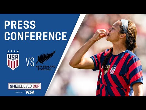 POST-MATCH PRESS CONFERENCE: Ashley Hatch | USWNT vs. New Zealand |  Feb. 20, 2022