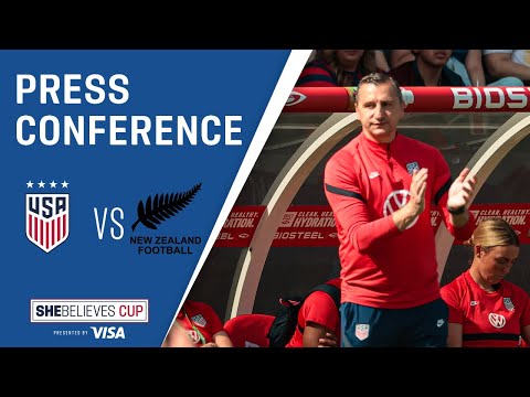 POST-MATCH PRESS CONFERENCE: Vlatko Andonovski | USWNT vs. New Zealand |  Feb. 20, 2022
