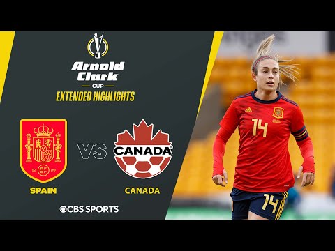 Spain vs. Canada: Extended Highlights | Arnold Clark Cup | CBS Sports Attacking Third