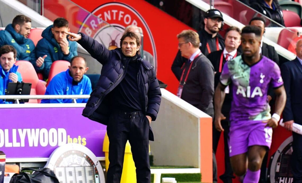 Antonio Conte, Brentford v Tottenham April 2022