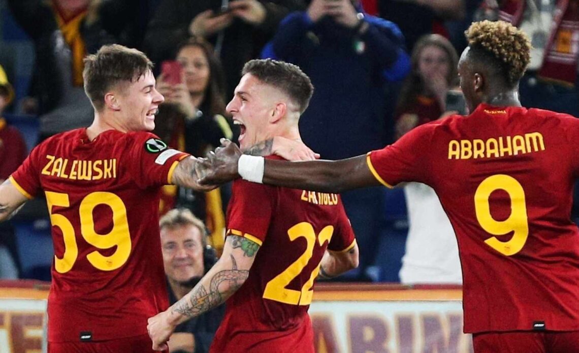 Nicola Zalewski, Nicolo Zaniolo and Tammy Abraham