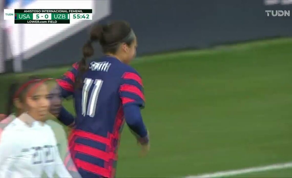 USWNT vs. Uzbekistan: Tercero Gol de Sophia Smith - Apr. 9, 2022