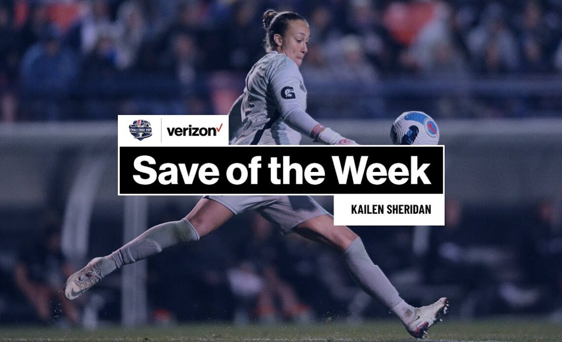 Verizon Save of the Week Winner | 2022 Challenge Cup, Week 1 | Kailen Sheridan, San Diego Wave FC