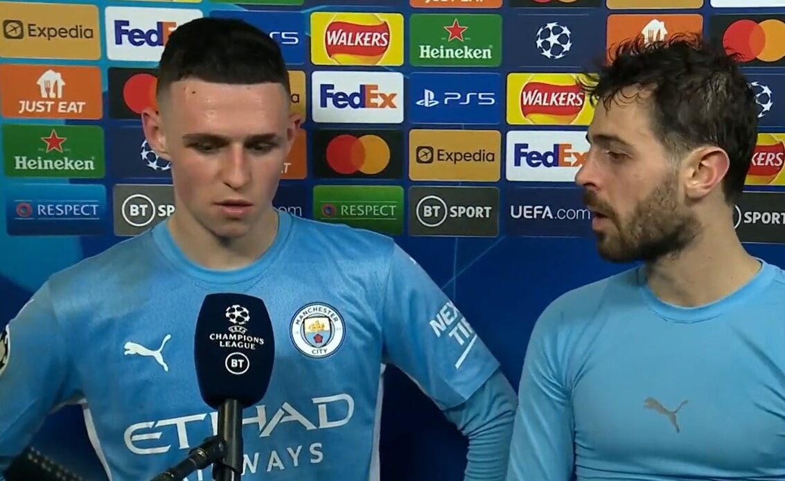 Watch: Phil Foden and Bernardo Silva admit they could've killed Madrid off