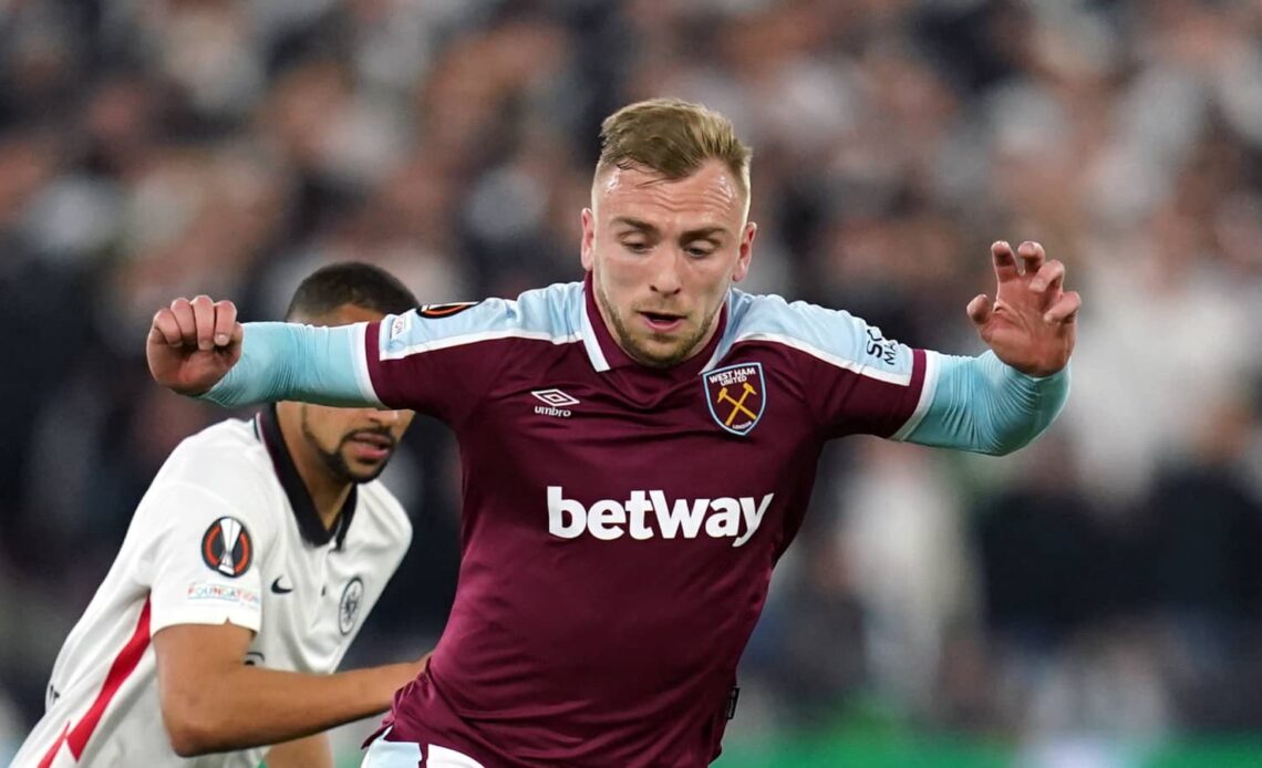 Jarrod Bowen, West Ham, April 2022.