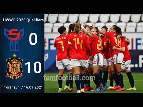 [0-10] | 16.09.2021 | Faroe Islands vs Spain | FIFA Women World Cup 2023 Qualifiers | Group B