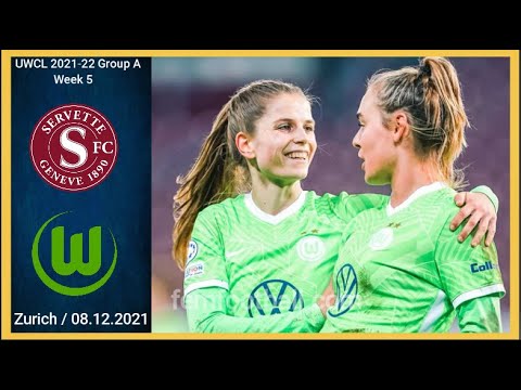 [0-3] | 08.12 .2021 | Servette FCCF vs VfL Wolfsburg Frauen | UWCL 2021-22 Group A | Week 5