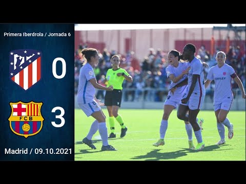 [0-3] | 09.10.2021 | Atletico de Madrid Femenino vs FC Barcelona Femeni | Primera Iberdrola | J6