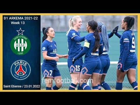 [0-5] | 23.01.2022 | St Etienne vs PSG Feminine | D1 Arkema 2021-22 J13