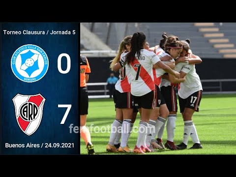 [0-7] | 24.09.2021 | Villa San Carlos vs River Plate Femenino | Torneo Clausura 2021 | Jornada 5