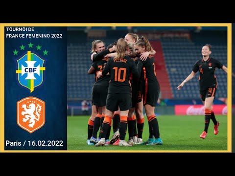[1-1] | 16.02.2022 | Brazil vs Netherlands | Tournoi de France Femenino 2022 | Women football