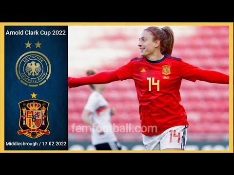 [1-1] | 17.02.2022 | Germany vs Spain | Arnold Clark Cup Women 2022 | #CFCW