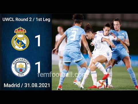 [1-1] | 31.08.2021 | Real Madrid Femenino vs Manchester City Women | UWCL Round 2 | 1st Leg